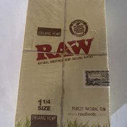 Raw Papers. 1 1/4    24 Pack With 50sheet Each