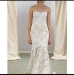 Wedding Dress - Anne Barge Style 617 Beaded Wedding Dress 6-8 Worn Once For Photos
