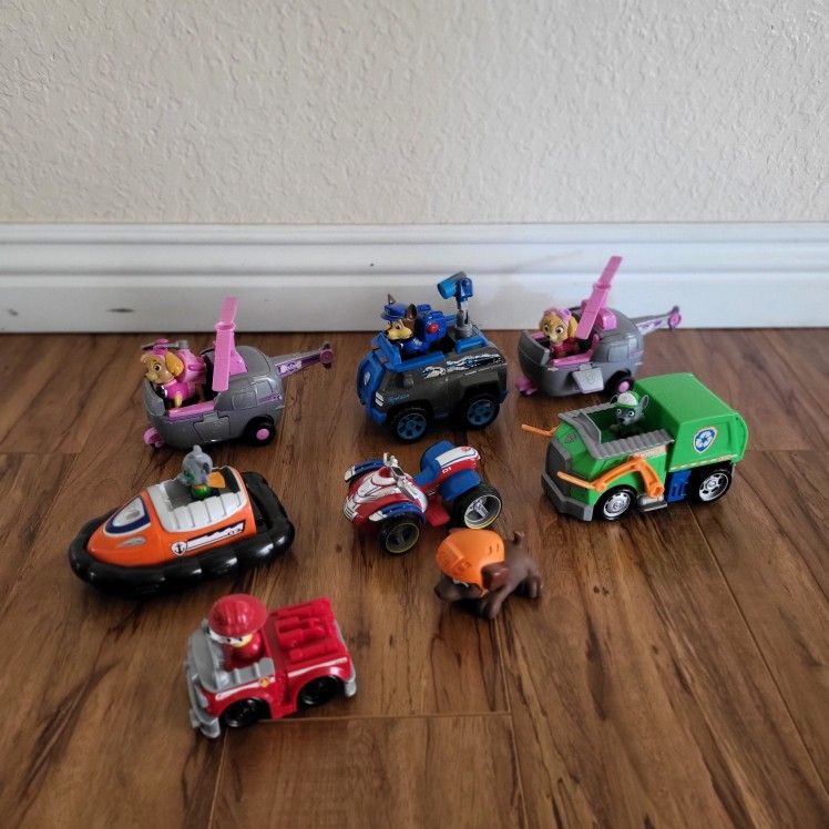Paw Patrol Cars Toys.