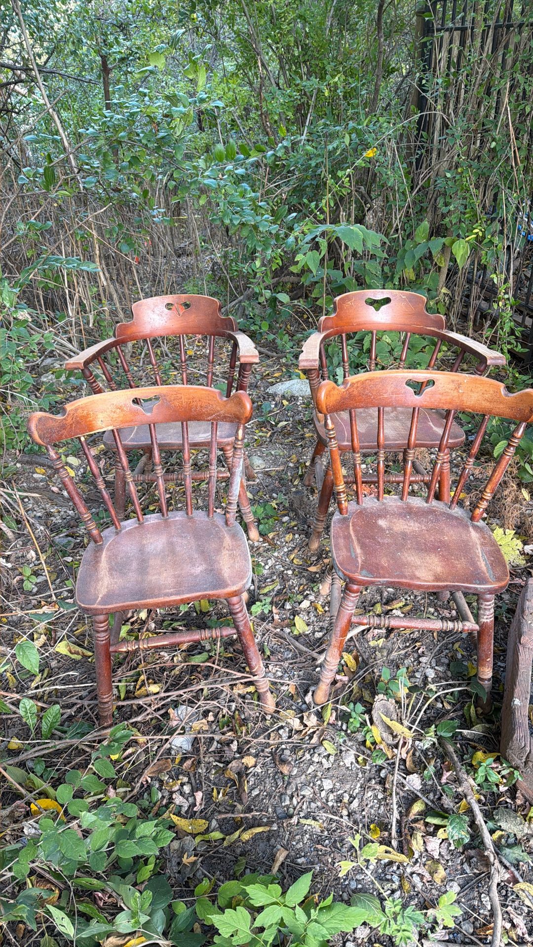 Salad Oak Wood Dining Chair Is Very Good Condition for Age 