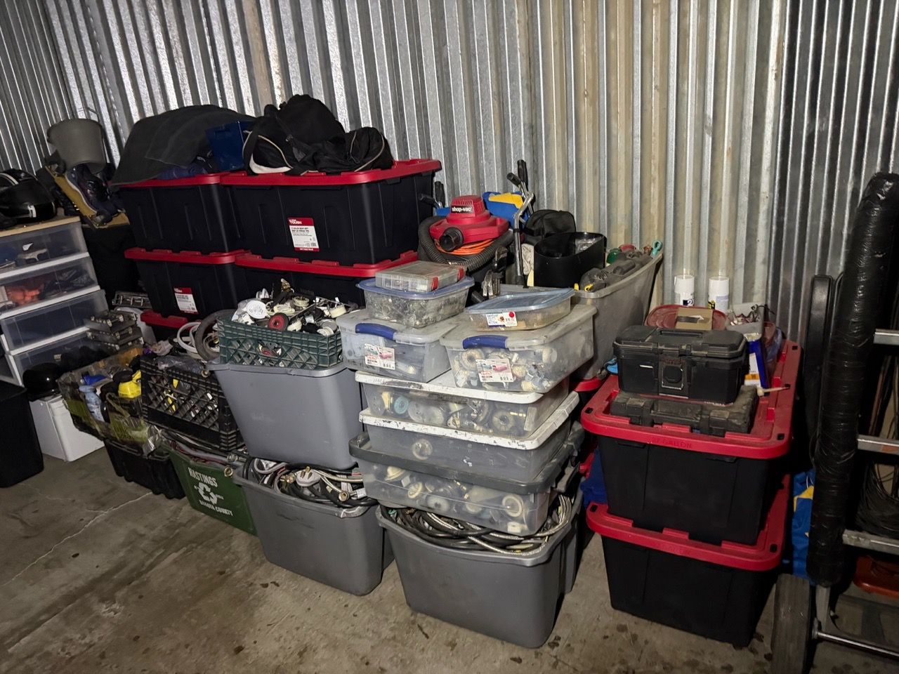 Storage Locker Filled With Washer and Dryer Parts for Sale in ...