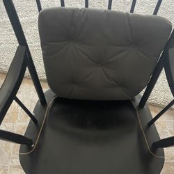 Dark Wood Rocking Chair 