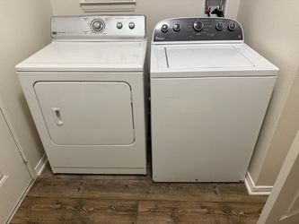 Washer and dryer set