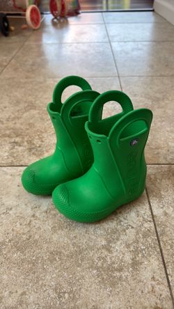 Croc rain boots
