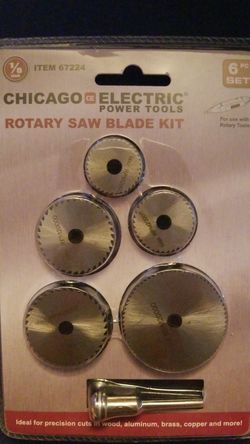 1/8 Shank Rotary Saw Blade Kit