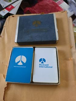 Rockwell International Double Deck Playing Cards Set