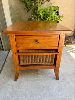 Solid Wood End Table