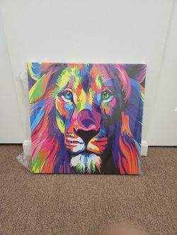 Lion Face Art Print 🎨
