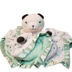 lovey/security blanket mint green blanket bear 29"