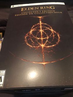 Elden ring collectors edition for PlayStation 5