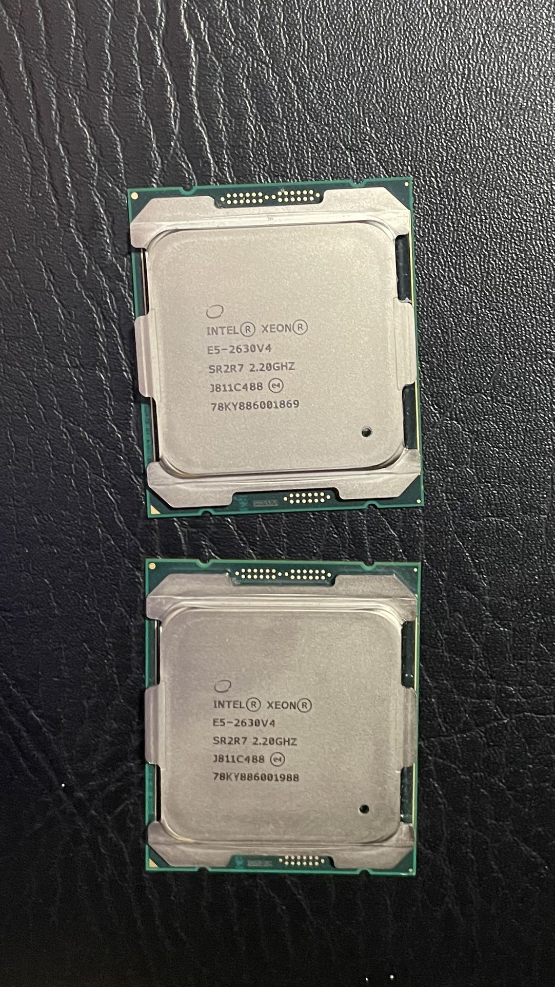 Intel Xeon E45-2630V4 CPUs (Two Available)