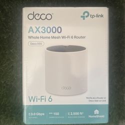 The Deco x55 AX3000 WiFi router (tp-link)
