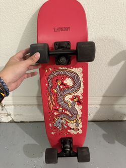 Landyachtz Dinghy Cruiser Skateboard – Dragon Graphic – Smooth Ride!