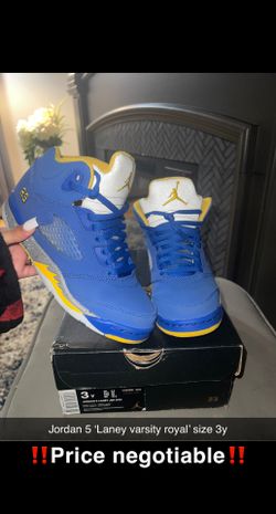 Jordan 5 ‘Laney Varsity Royal’ Size 3y