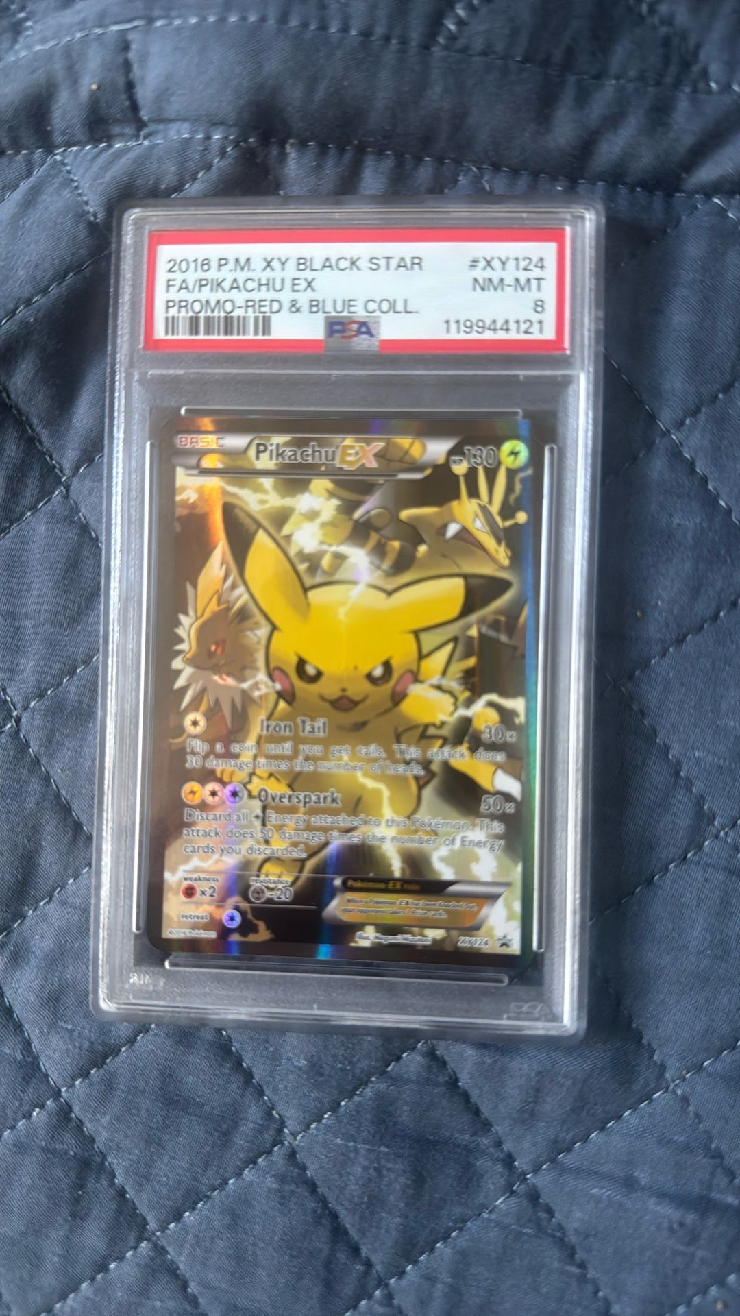 Psa 8 Pikachu Xy124 Promo