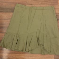 Olive Green Skirt with Tags