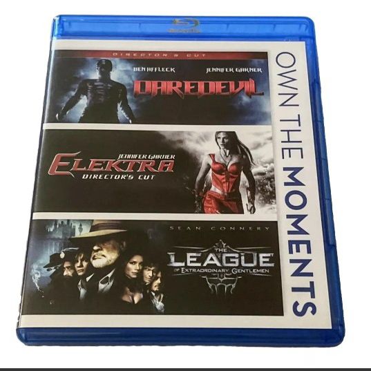 Daredevil/Elektra/The League of Extraordinary Gentlemen (Blu-ray Disc, 2012) New