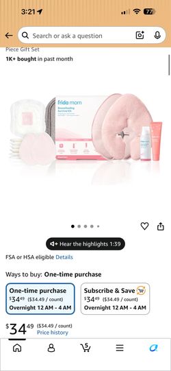 Frida mom breastfeeding survival kit
