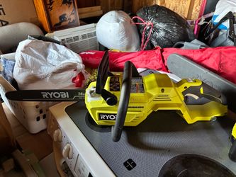 Ryobi battery powered chainsaw