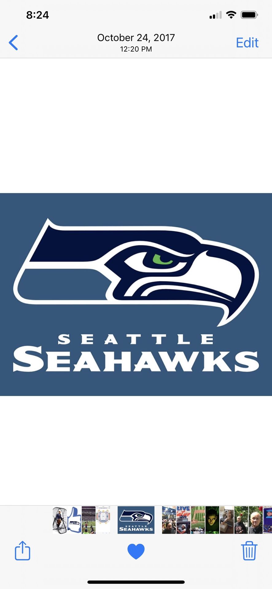 Los Angeles Chargers at Seattle Seahawks - Section 311, Row FF - 25 yard line, right on the aisle!