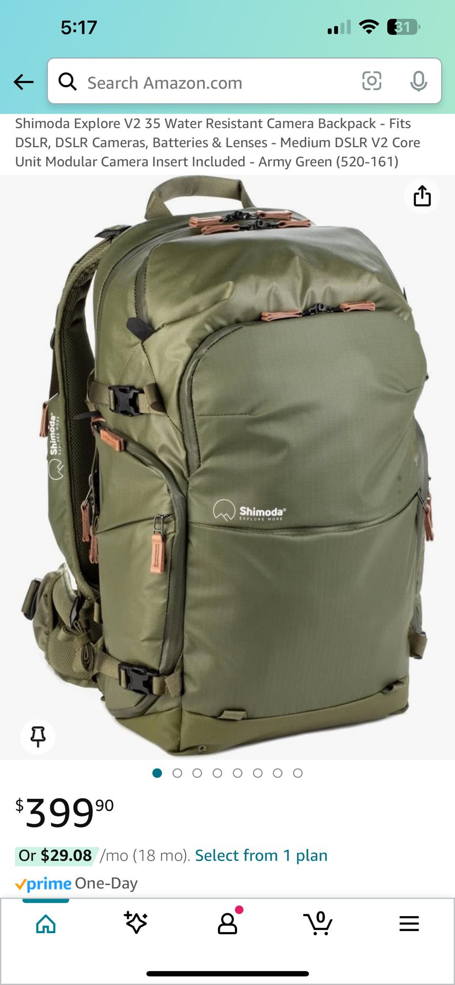 Shimoda Explore V2 35 Water Resistant Backpack