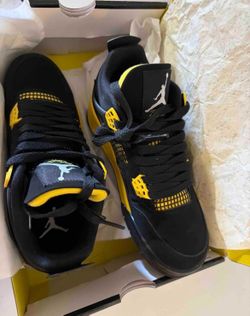Air Jordan 4 “Thunder” Black/Yellow – DS 9.5 M USA