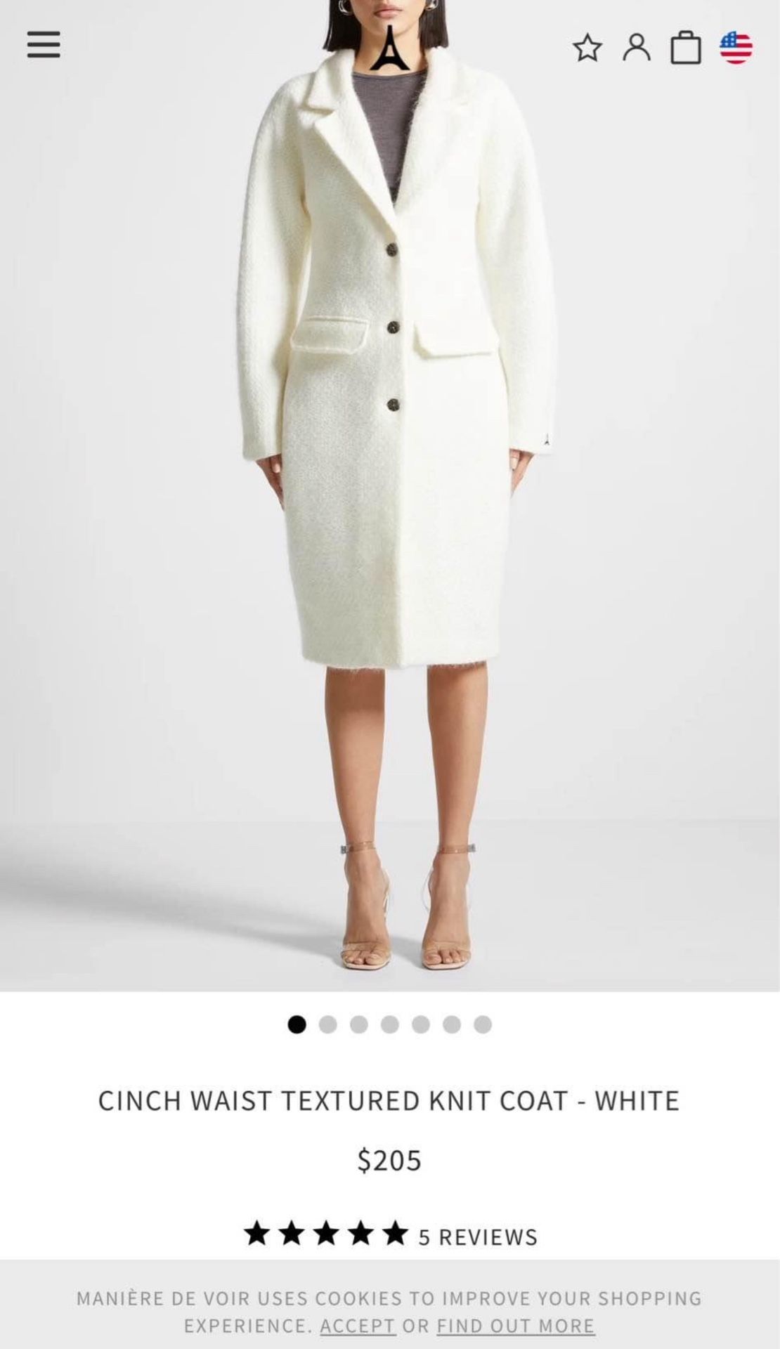 Women Knit Coat Us Size 2-4