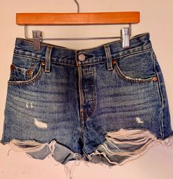 Levi's 501 denim jean shorts