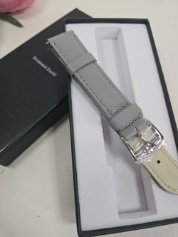 B&E Top Grain Leather Watch Band 18mm Quick Release Watch Straps, Replacement