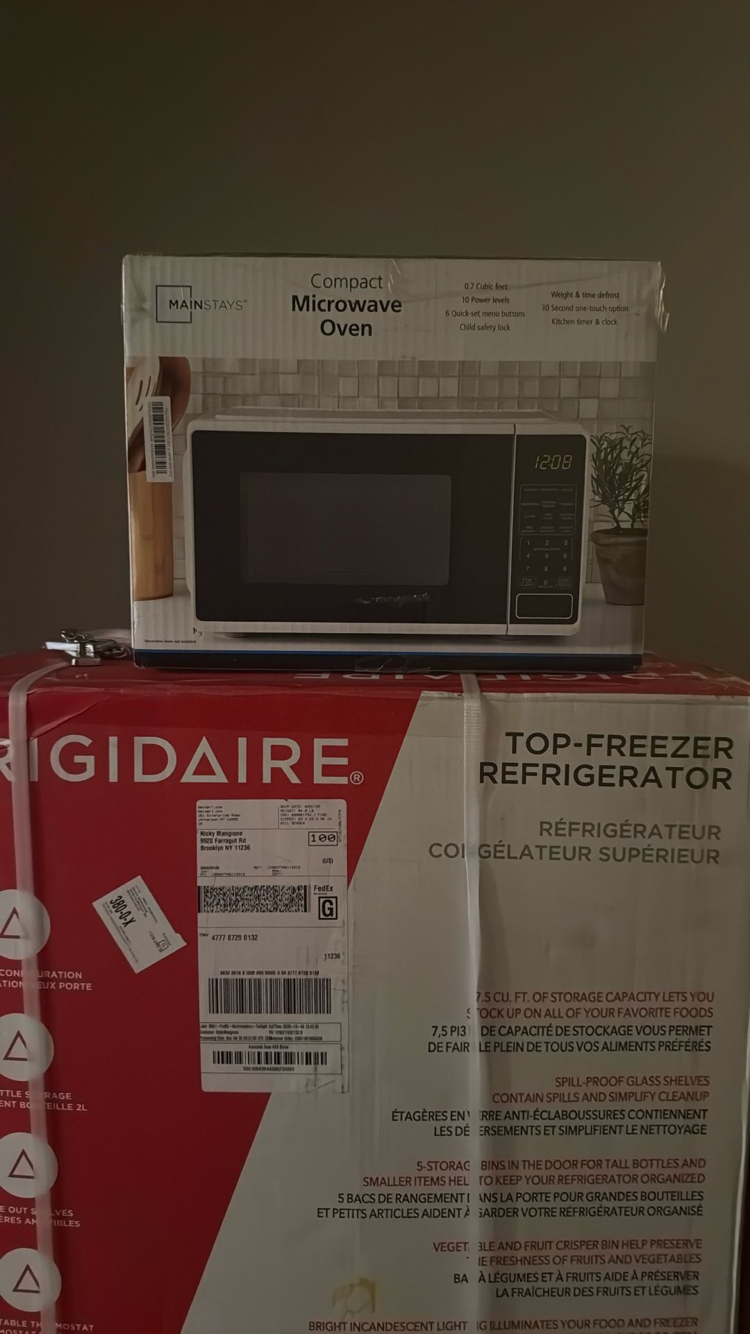Mini Fridge A Compact Microwave