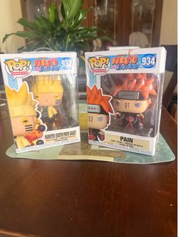 Naruto Funko Pops Bundle – Naruto Six Path Sage + Pain (#932 #934)