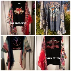 Graphic T kimonos