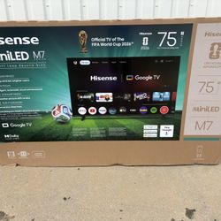 Hisense 75” M7 Series MiniLed Tv 4k