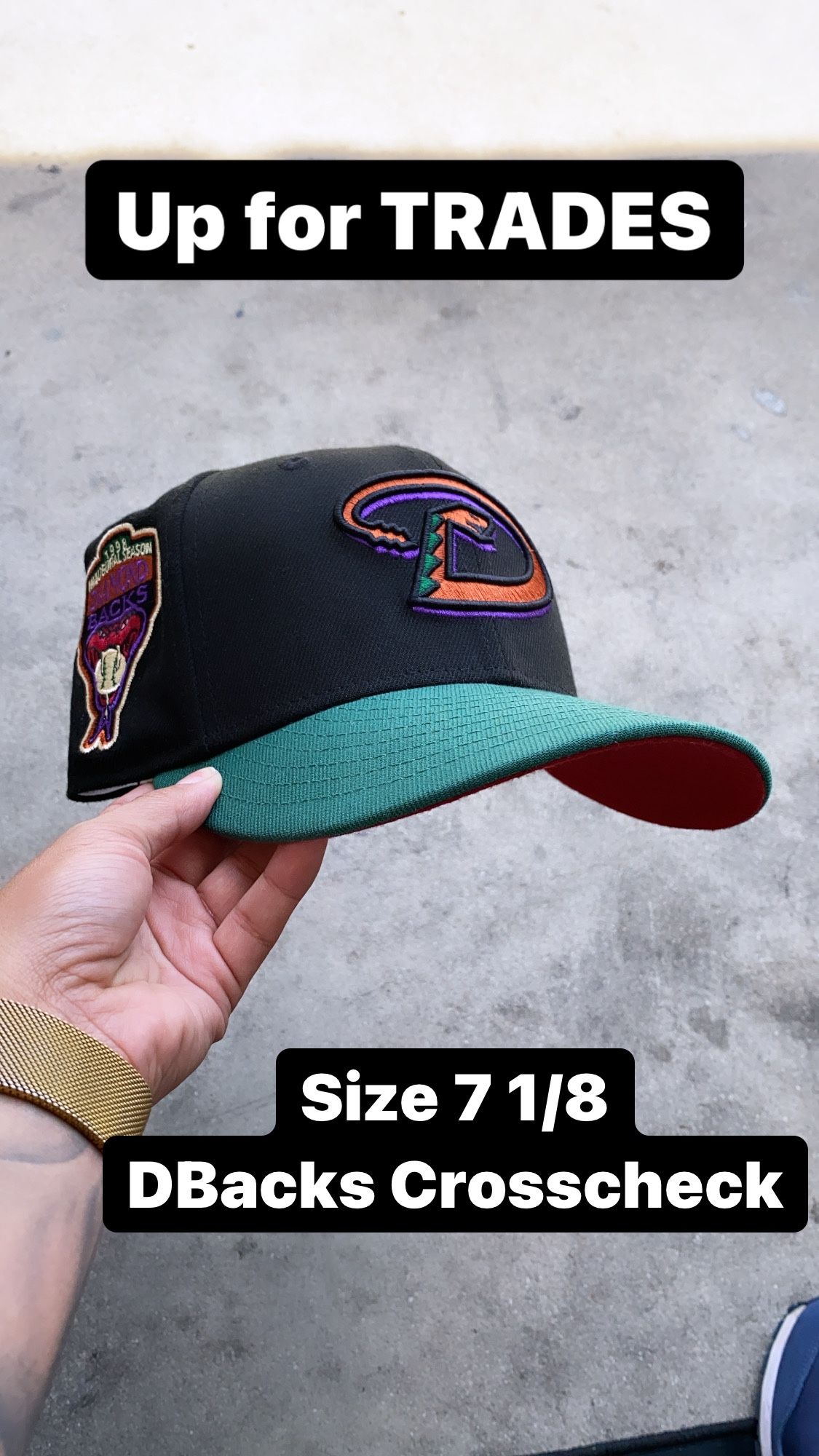 Hat club AZ DBACKS CROSSCHECK