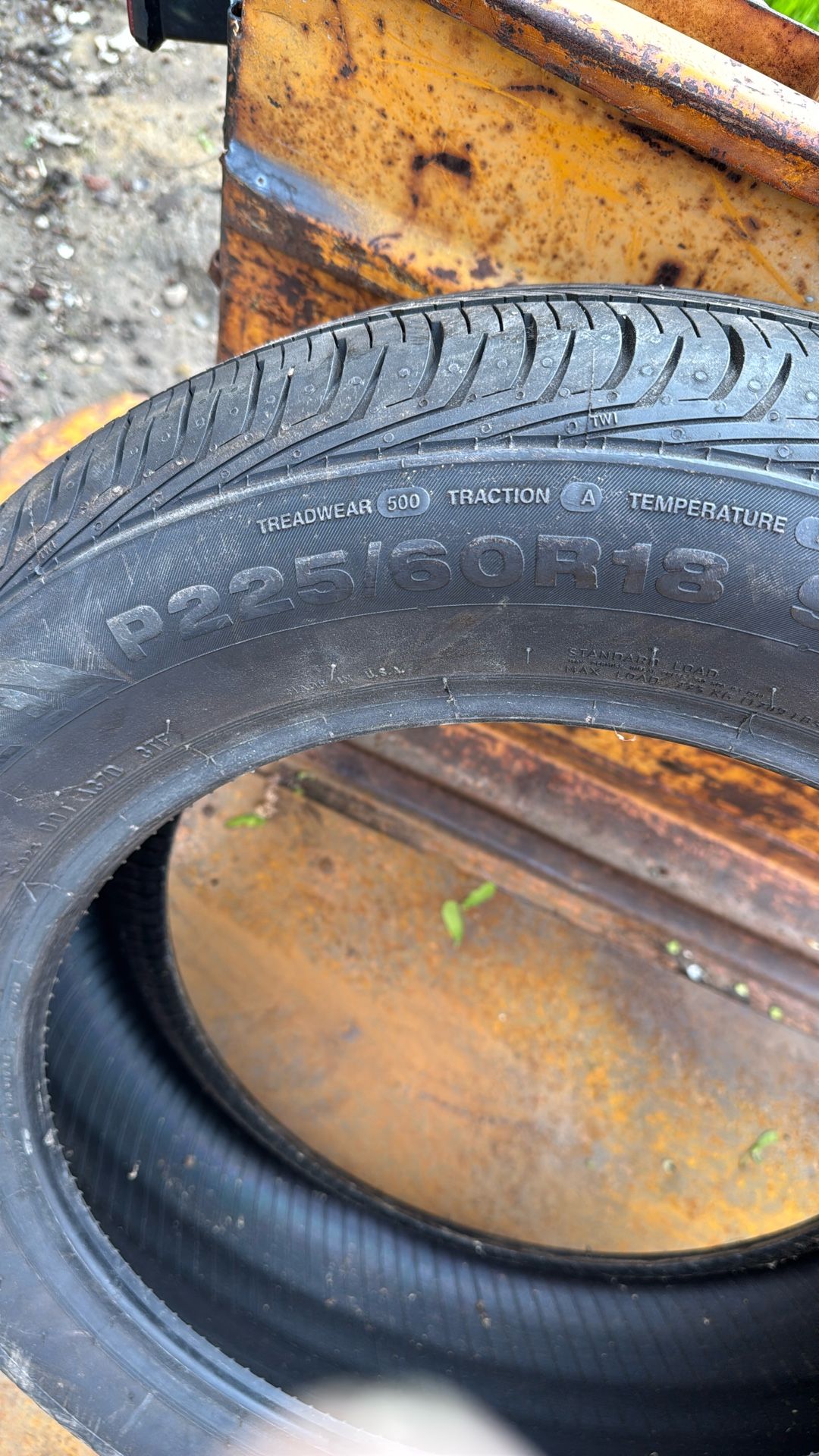 P225-60R18 Almost New Tire 18”