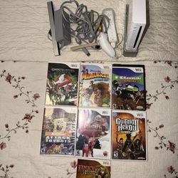 Wii Console With Games 