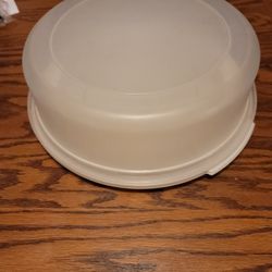 Almond Vintage Rubbermaid Servin Saver Cake Saver Container