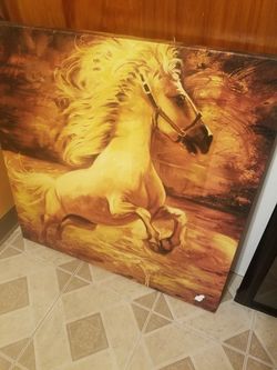 Horse Canvas Painting