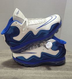 Nike Flyposite Men's Basketball Shoes White/Blue Size 11