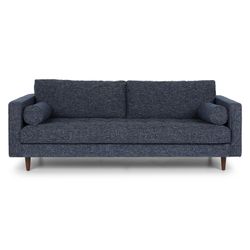 Article Sven Neptune Blue 72” Tufted Loveseat