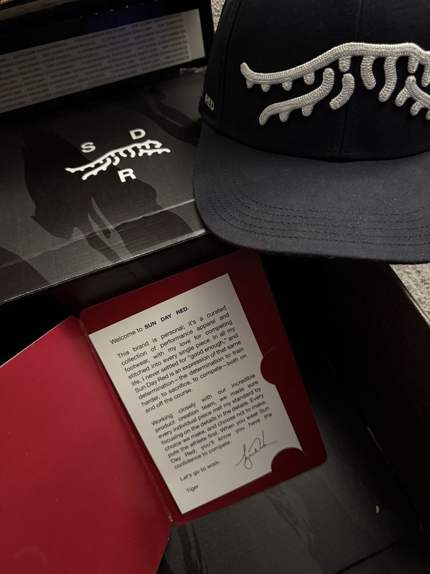 Sunday Red Golf Hat- Authentic