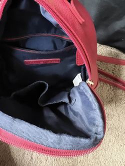 Tommy hilfiger mini backpack on sale red