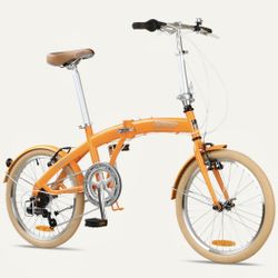 MIAMI Citizen Bike 20" 6-speed Folding Bike with Steel Frame