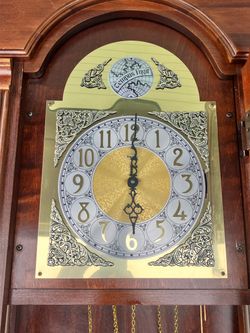 Tempus fugit 1988 ridgeway clocks grandfather clock