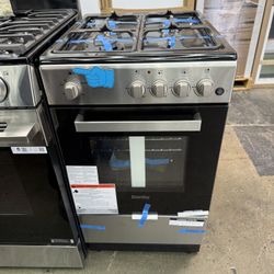 Brand New Danby Stainless Steel 4 Burner Range Stove 20 Inches 