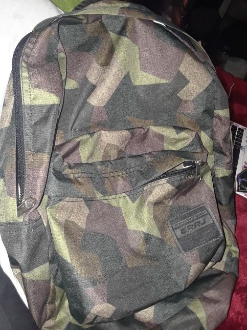 RRJ camo backpack