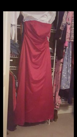 David's bridal bridesmaid red special collection