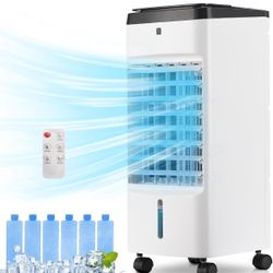 Portable Air Conditioners, 3 In 1 Swamp Cooler with 6 Ice Packs