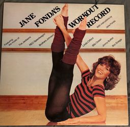 Jane Fonda's Workout Record (1981) – Original 2-LP Vinyl Set with Illustrated Gatefold Exercise Guide