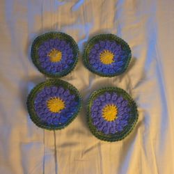 Handmade Crochet Coasters